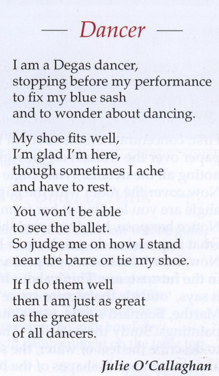the dance poem